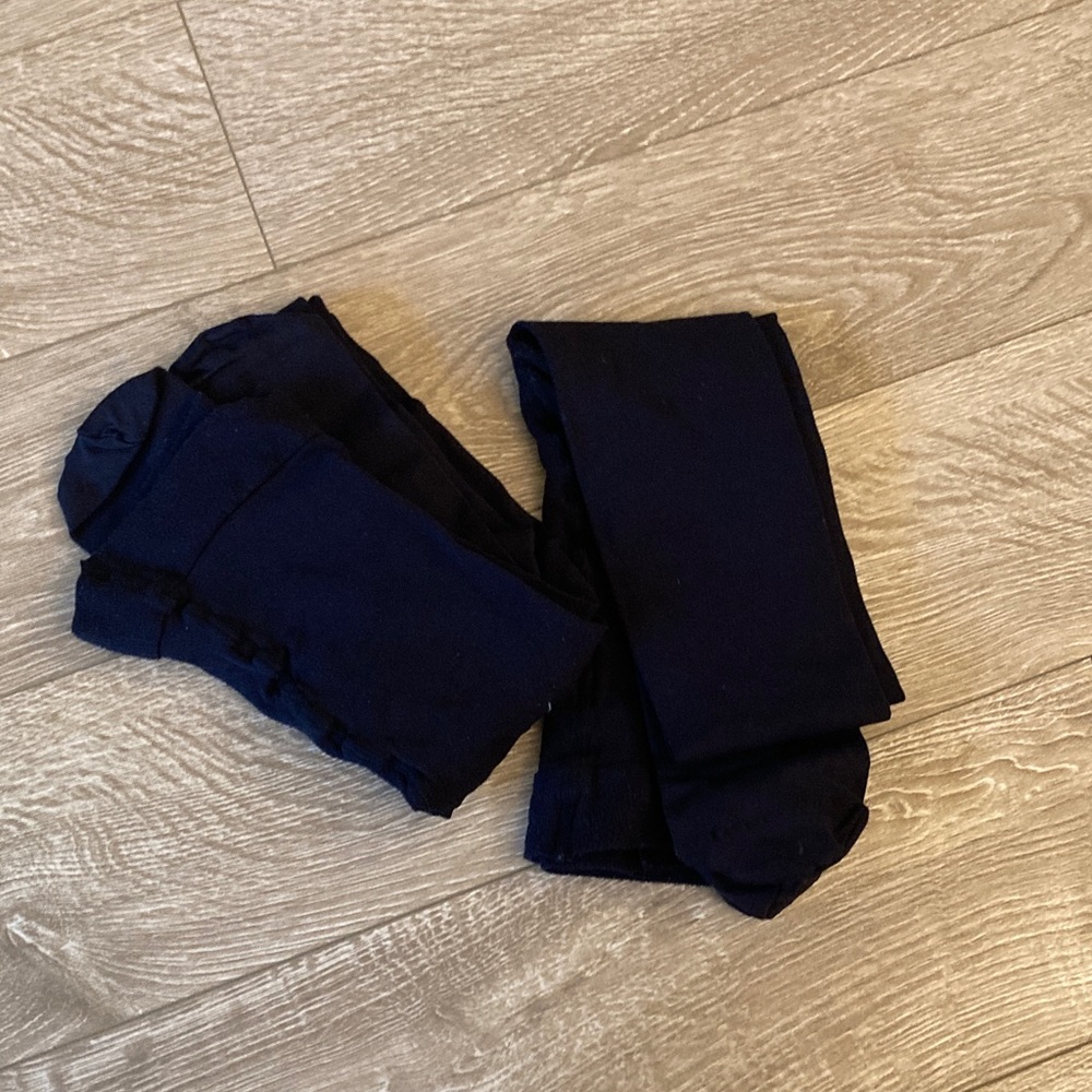 Snag Balck Opaque Tights